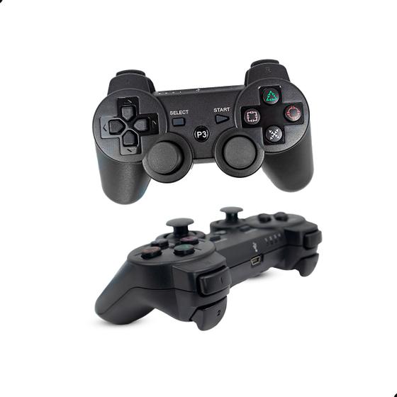 Imagem de  Controle Joystick Sem Fio DoubleShock Compativel Para Ps3