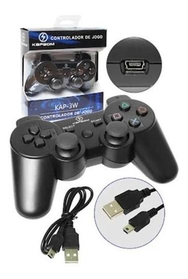 Imagem de Controle Joystick Sem Fio Kapbom Kap-3W Preto