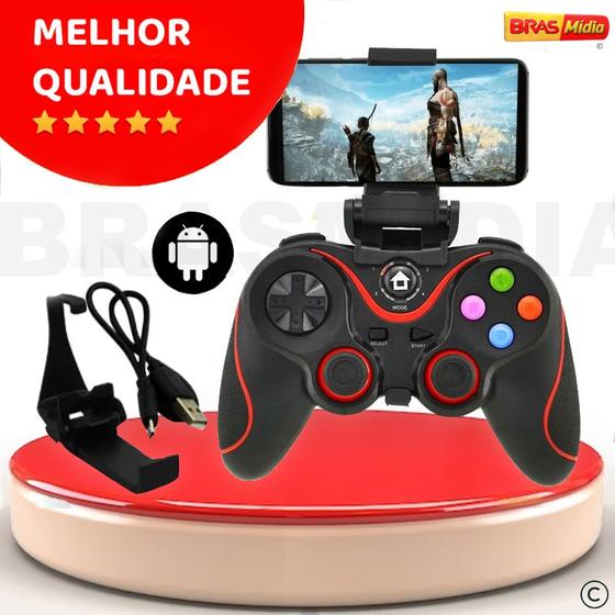 Controle Joystick Sem Fio V8 Celular Wireless bluetooth Android Game Jogo Menor preço em Controle Joystick Sem Fio V8 Celular Wireless bluetooth Android Game Jogo