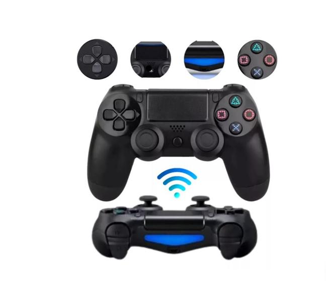 Imagem de Controle Joystick Video Game Manete Compativel Para Ps4 Playstation Pc Sem Fio Recarregavel Presente dias dos Namorados