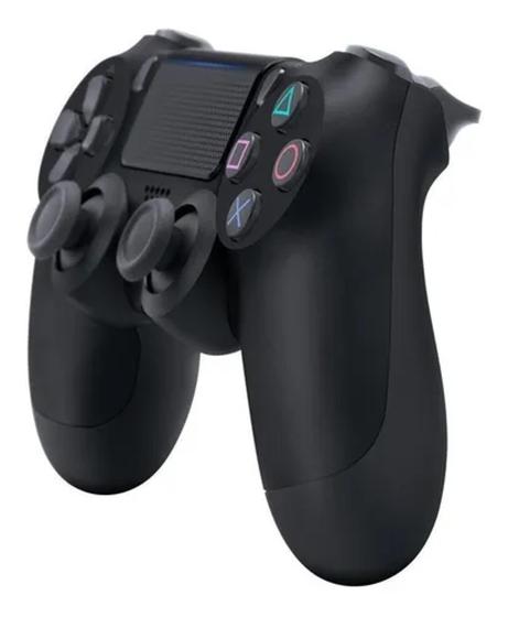Controle joystick wireless jet black compatível ps4 Menor preço em Controle joystick wireless jet black compatível ps4