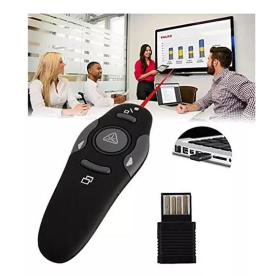 Imagem de Controle Laser Slides Caneta Usb Apresentador Data Show