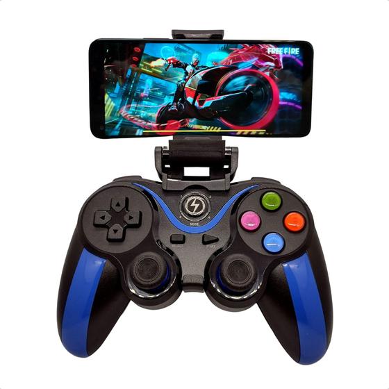 Imagem de Controle Manete Gamepad Bluetooth Compatível Android Ios Pc