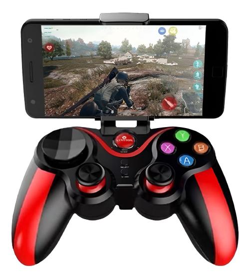Imagem de Controle Manete Gamepad Bluetooth Compatível Android Ios Pc
