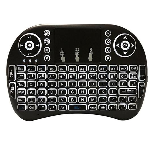 Imagem de Controle Mini Teclado Universal Smart Tv Pc Netflix Sem Fio