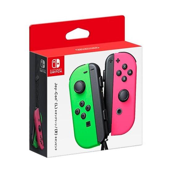 Controle Nintendo Joy-Con (Esquerdo e Direito) Verde Neon/Rosa Neon - Switch Menor preço em Controle Nintendo Joy-Con (Esquerdo e Direito) Verde Neon/Rosa Neon - Switch