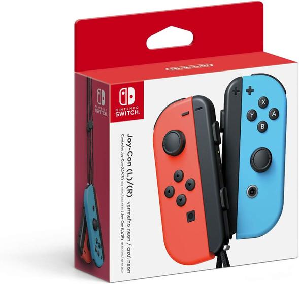 Imagem de Controle Nintendo Joy-Con (Esquerdo e Direito) Vermelho/Azul - Switch