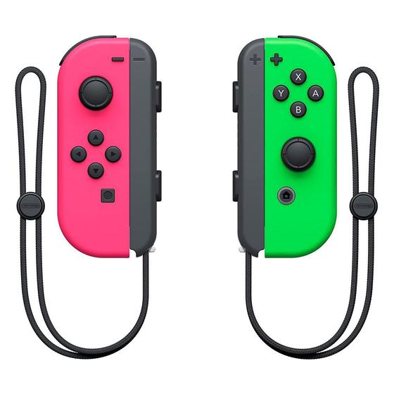 Controle Nintendo Switch Joy-Con, Rosa e Verde - HBCAJAHA1 Menor preço em Controle Nintendo Switch Joy-Con, Rosa e Verde - HBCAJAHA1