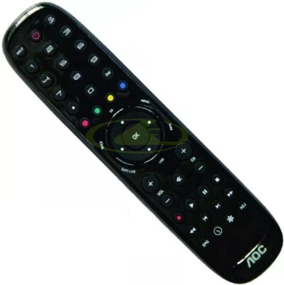 Imagem de Controle original aoc rc2414704 para tv série d7430 le39d7430 d1441 le28d1441 le58d1441 d1442 le32d1442 le40d1442 live