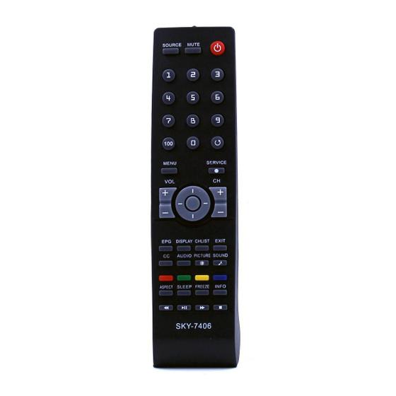 Imagem de Controle P Tv Aoc Le32H057D Le42H057D Le46H057D Le40H157