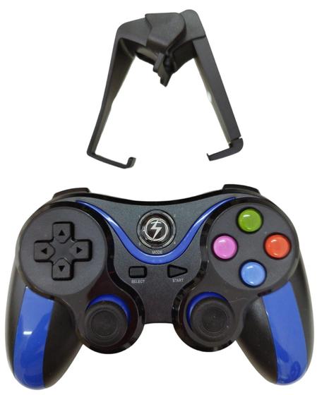 Imagem de Controle para Jogo Celular Gamepad Bluetooth Joystick Android Gamer Kapbom Kap-G7