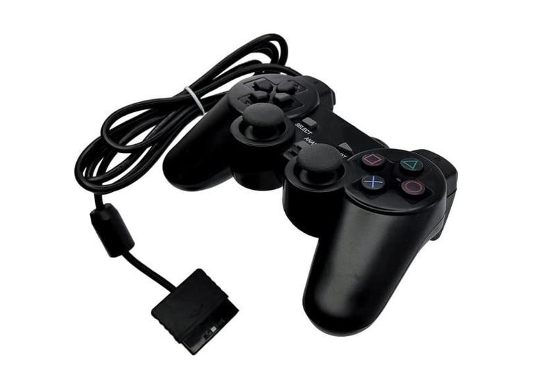 Imagem de Controle para Play 2 Com Fio Analógico com Vibração
