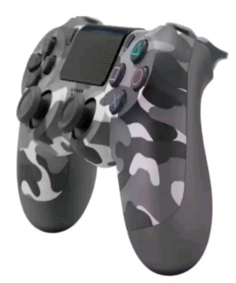 Imagem de Controle para ps4 Controle Compatível Ps4 Dualshock Wireless Play4 Sem Fio Camuflado Cinza - Altomex