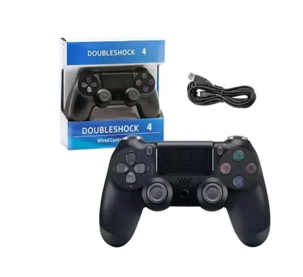 Imagem de Controle Para PS4 e PC SEM FIO DoubleShock Preto - Altomex