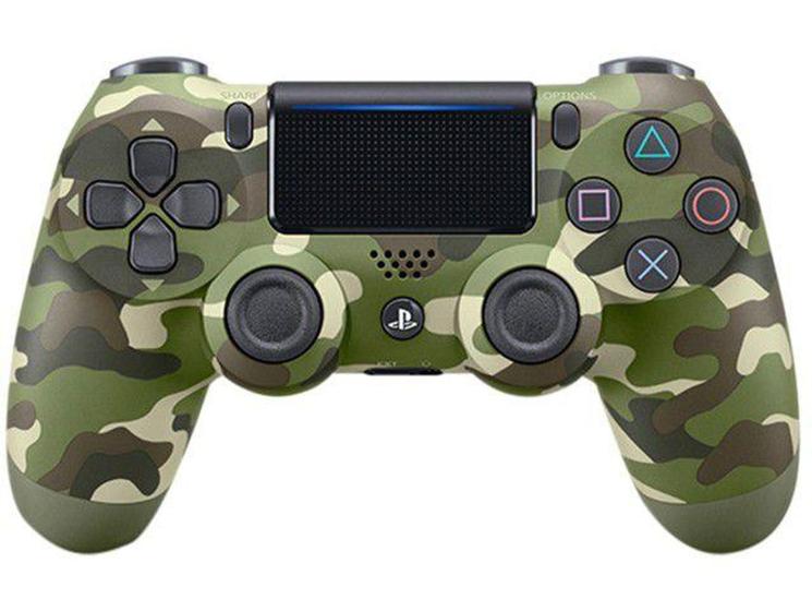 Imagem de Controle para PS4 e PC sem Fio Dualshock 4 Sony - Verde Camuflado