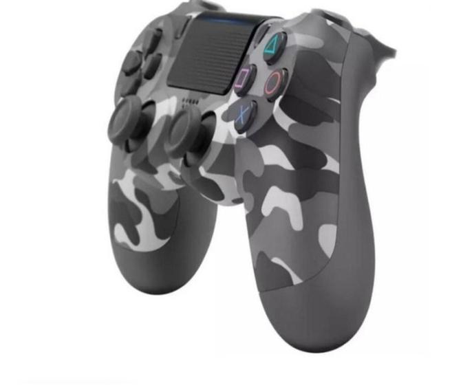 Controle para Ps4/PC Controle Compatível Ps4/PC Sem Fio Camuflado Cinza - Altomex Menor preço em Controle para Ps4/PC Controle Compatível Ps4/PC Sem Fio Camuflado Cinza - Altomex