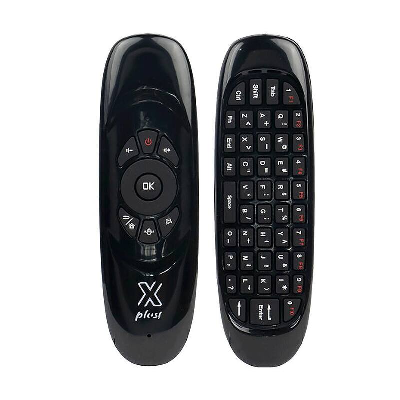 Controle Para Receptor Xplus Pro Lite Keyboard / 2.4Ghz / Usb - Preto ...