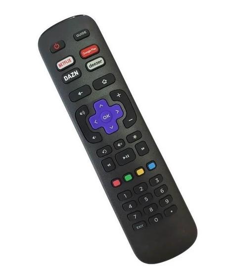 Imagem de Controle Para Smart Tv Aoc Roku Le22H138 Le22H158 Compatível