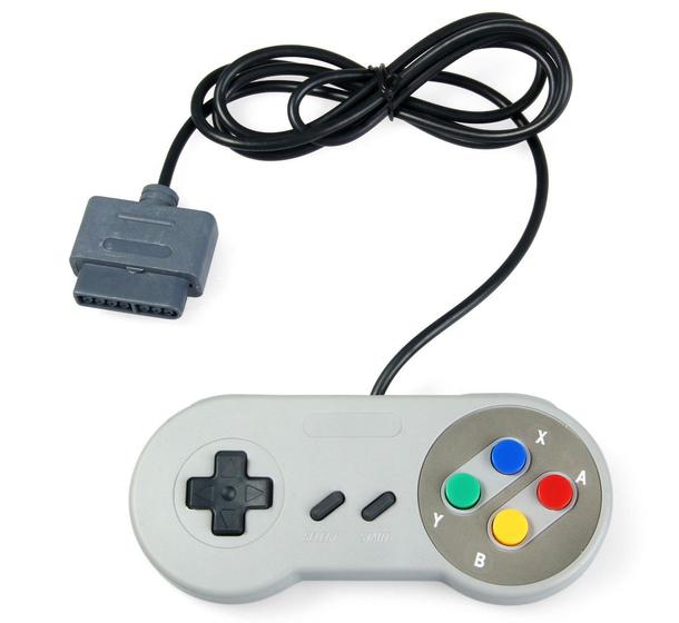 Imagem de Controle Para Super Nintendo Joystick Snes - Botão Colorido