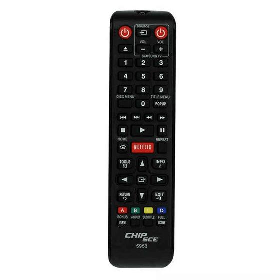 Imagem de Controle Para Tv Compatível Para Samsung Blu-ray Modelo Ak59-00153a Alta Durabilidade 0265953