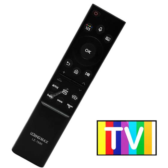 Imagem de Controle Para Tv Compatível Samsung Plasma 3d Modelo un50au7700gxzd Alta Durabilidade LE7690