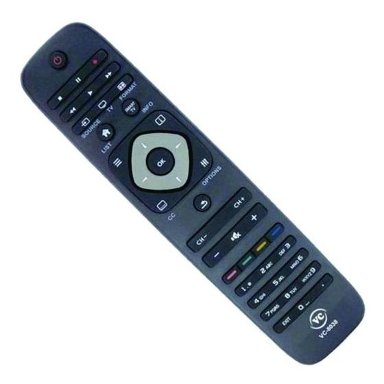 Imagem de Controle para Tv  Compativel   Smart  24pfl3017d/78