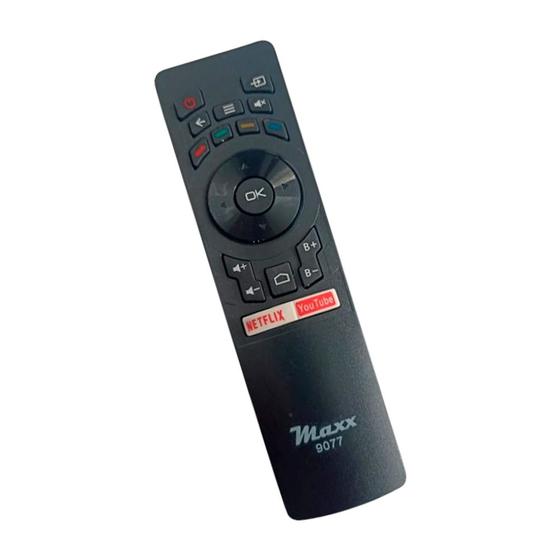 Imagem de Controle para TV Multilaser Smart MAX-9077