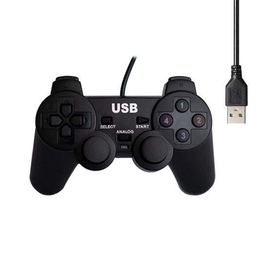 Controle Para Usb Joystick Analógico Com Fio 2.0 Confortável Menor preço em Controle Para Usb Joystick Analógico Com Fio 2.0 Confortável