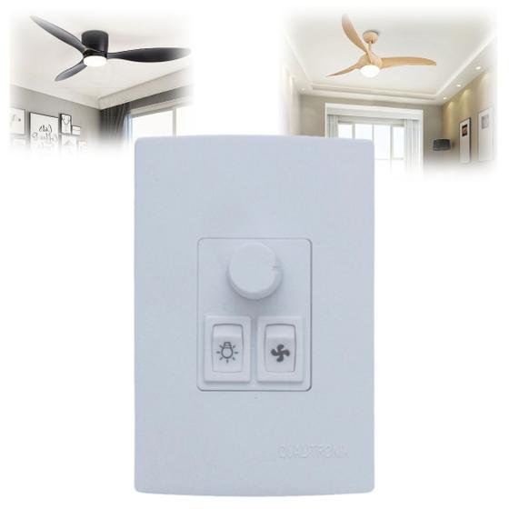 Imagem de Controle para ventilador e lâmpada ventilador de teto parede