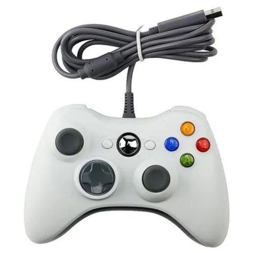 Imagem de Controle Paralelo X 360 PC USB c/ Fio 2.5m Branco