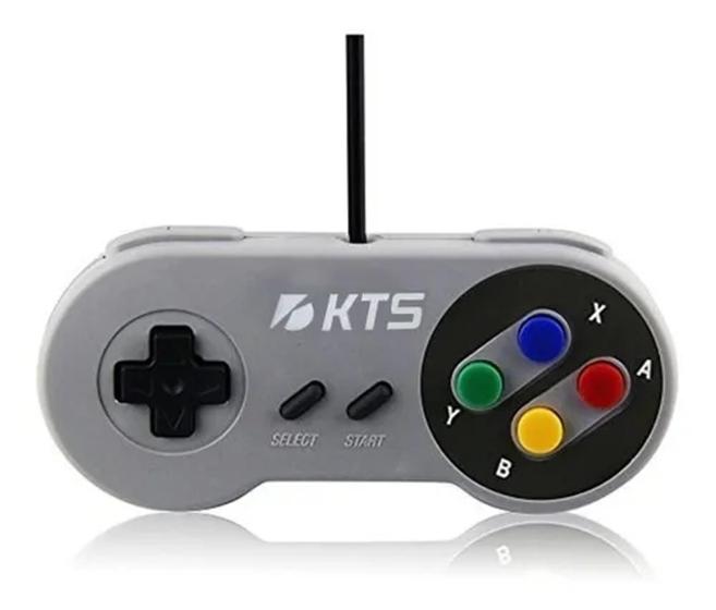 Controle Pc Modelo Snes, Super Ninten Usb Plug And Play cy Controle