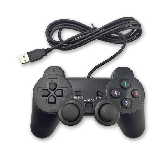 Imagem de Controle Ps2 Usb Joystick Emuladores Tv Box - Analog Controller 2