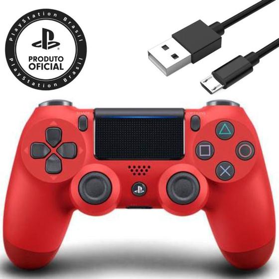 Imagem de Controle PS4 Dualshock 4 Vermelho Magma Playstation 4 Sony