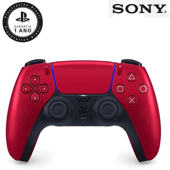 Imagem de Controle PS5 Dualsense Volcanic Red Vermelho Novo Original Sony Playstation 5