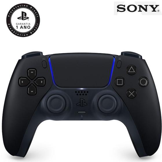 Imagem de Controle Ps5 Preto Dualsense Midnight Black Lacrado Playstation 5