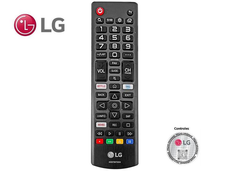 Imagem de Controle Remot LG Smart Netflix Prime 5304 32lk615bpsb 43lk5750psa 50uk6520psa 50um7510psb