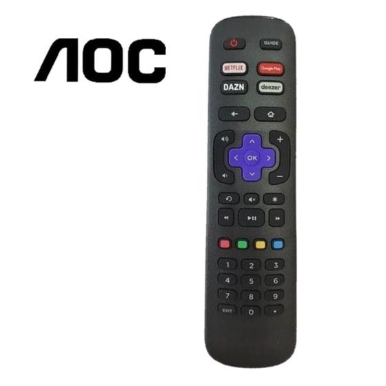 Imagem de Controle remoto aoc roku tv smart -9091 -7246