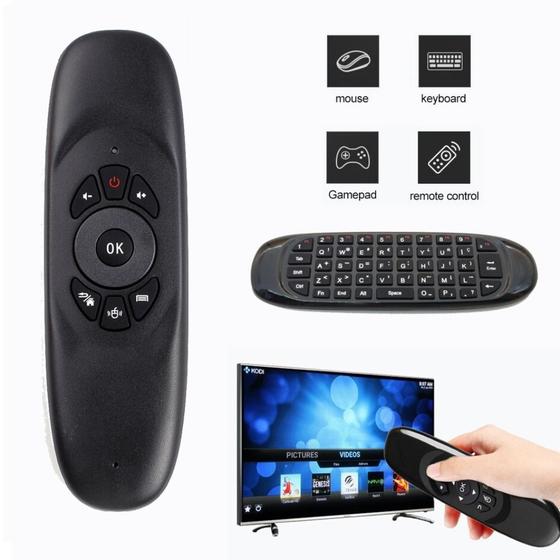 Imagem de Controle Remoto com Mini Teclado Universal Para Smart TV