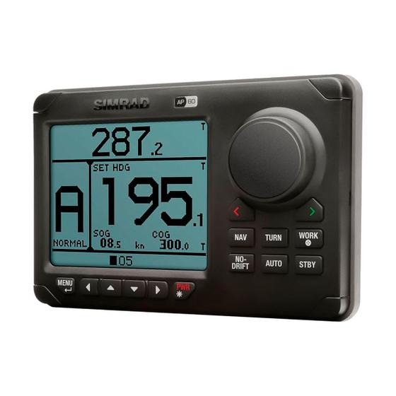 Imagem de Controle Remoto com Visor LCD Piloto Automatico Simrad AP60