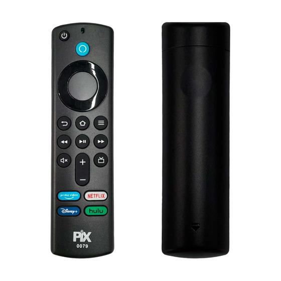 Imagem de Controle Remoto Comando De Voz Compatível Fire Stick Lite 3