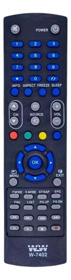 Imagem de Controle Remoto Compatível  Com Lcd Cce Ref:w-7402
