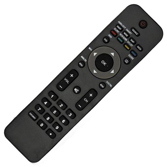 Controle Remoto Compatível com Tv Lcd / Led Philips Menor preço em Controle Remoto Compatível com Tv Lcd / Led Philips