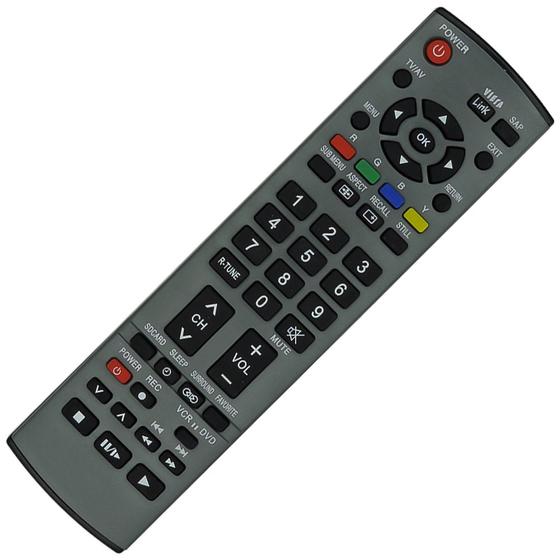 Imagem de Controle Remoto Compatível Com Tv Panasonic Plasma TH-42PV80LB  TC-L19C30  TC-L32C30B  TC-L32E10B