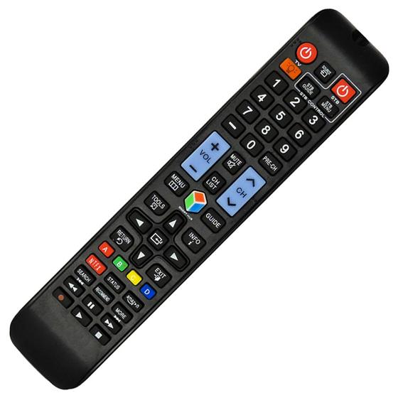 Imagem de  Controle Remoto Compatível com TV Samsung Smart Com Teclas Netflix Amazon