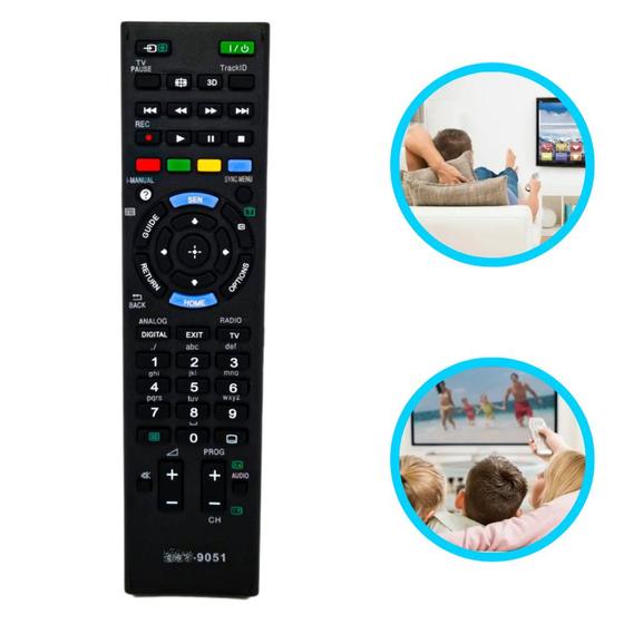 Imagem de Controle Remoto Compatível Com TV Smart 3D SK9051 E Outros