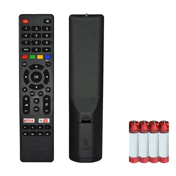 Imagem de Controle Remoto Compatível com Tv Smart Philco 4K Netflix Youtube