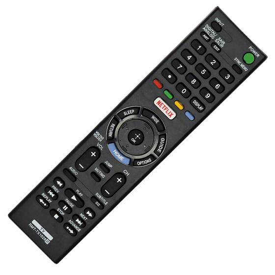 Imagem de Controle Remoto Compatível Com Tv Sony Com Tecla Netflix