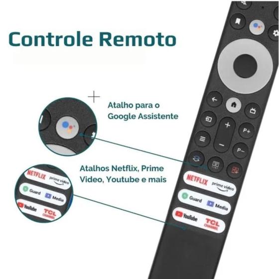 Imagem de Controle Remoto Compatível Com Tv Tcl 4K