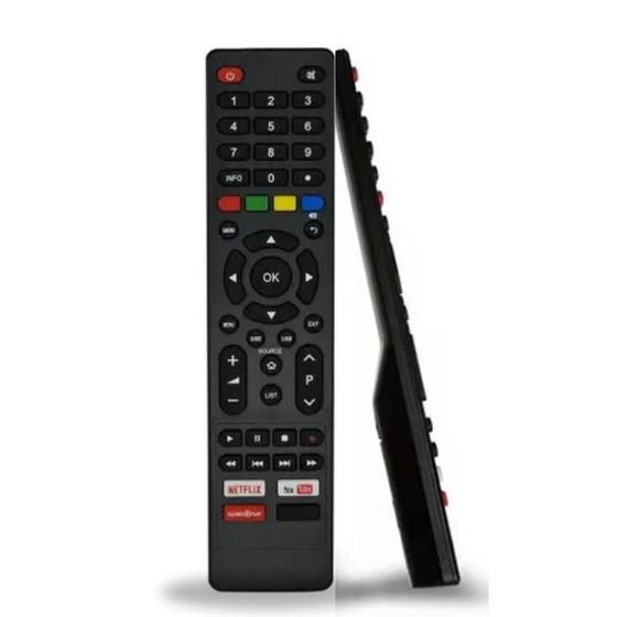 Controle Remoto Compativel Para Smart TV Philco Teclas Apps