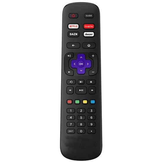 Imagem de Controle Remoto Compatível Para Tv Aoc Roku Tv